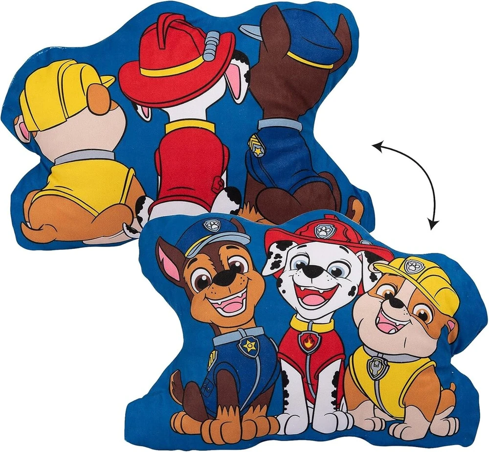 Spin Master United Labels Paw Patrol pagalvėlė - Paw Boy - pliušinė dekoratyvinė pagalvė 37 x 26 cm
