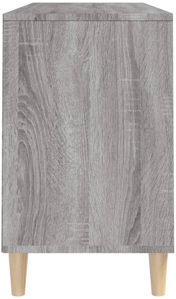 Spintelė batams, pilka ąžuolo, 102x36x60cm, apdirbta mediena
