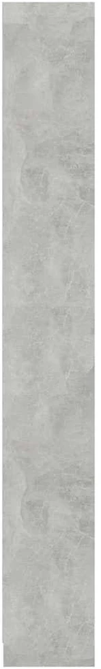 Spintelė knygoms, 5 aukštų, betono, 40x24x175cm, mediena
