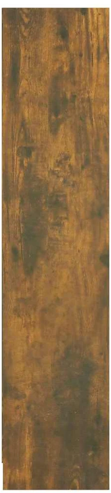 Spintelė knygoms, dūminio ąžuolo, 60x24x109cm, apdirbta mediena