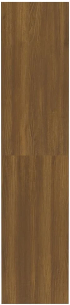 Spintelė knygoms/pertvara, ruda ąžuolo, 80x30x135cm, mediena