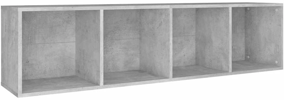 Spintelė knygoms/TV, betono, 36x30x143cm, apdirbta mediena