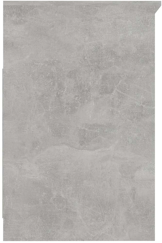 Spintelė su stalčiais, betono pilka, 40x50x76cm, mediena