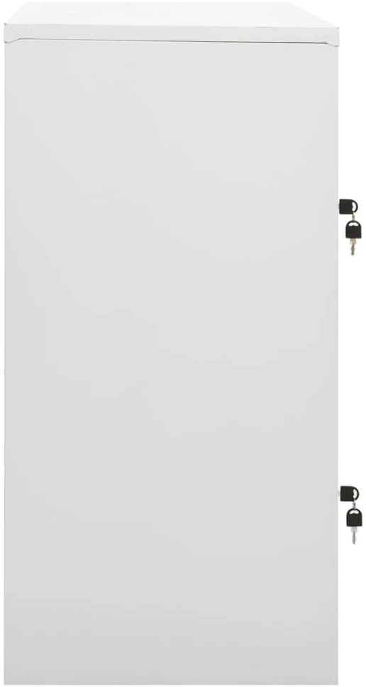 Spintelės, 2vnt., pilkos/žalios, 90x45x92,5cm, plienas