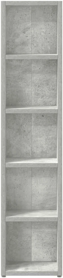 Spintelės kompaktiniam diskam, 2vnt., pilkos, 21x16x93,5cm, MDP