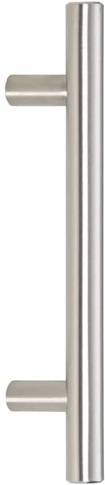 Spintelės rankenėlės, 10vnt., sidabrinės, atstumas tarp skylių 96 mm bendras ilgis 150 mm, nerūdijantis plienas