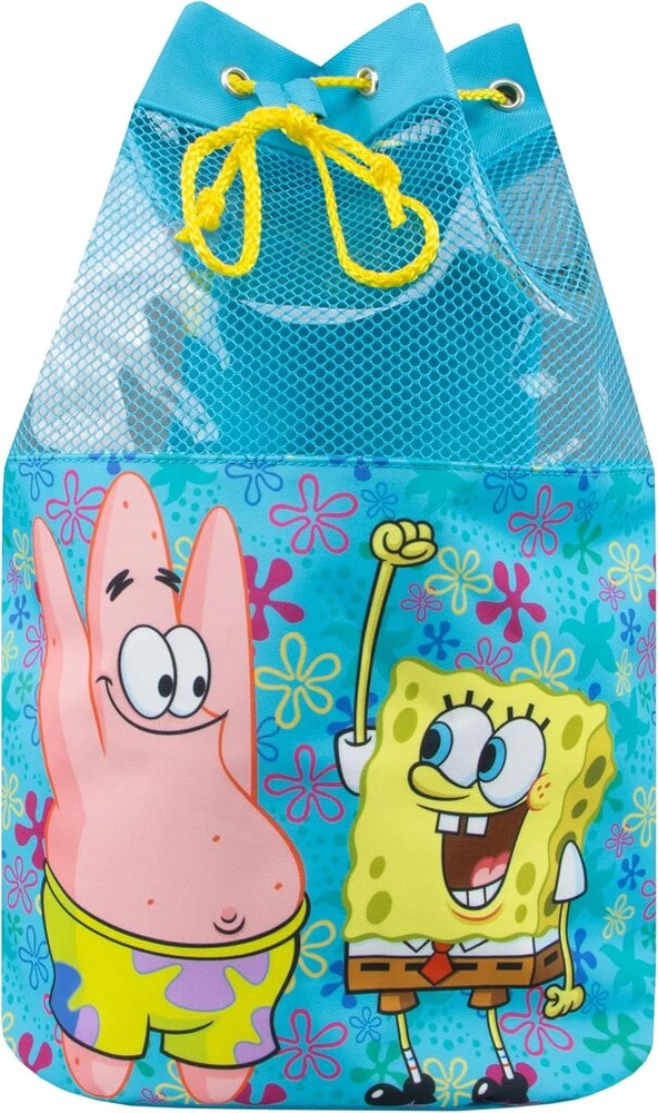 Spongebob Squarepants plaukimo krepšys, vaikiškos kuprinės berniukams, plaukimo kuprinė vaikams, mėlyna, mėlyna, vieneto dydis