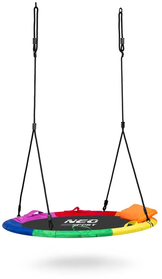 SPORT Sūpynės kiaulienos sūpynės lizdas xxl daugiaspalvės 95 cm