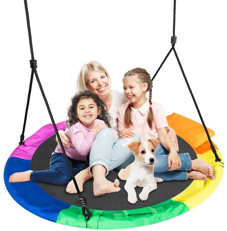SPORT Sūpynės kiaulienos sūpynės lizdas xxl daugiaspalvės 95 cm