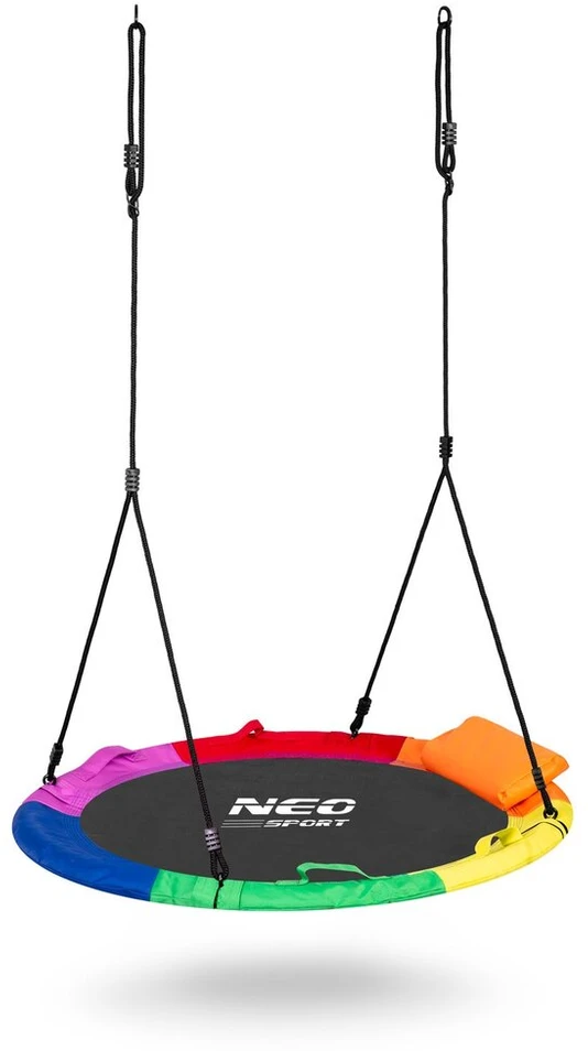 SPORT Sūpynės kiaulienos sūpynės lizdas xxl daugiaspalvės 95 cm