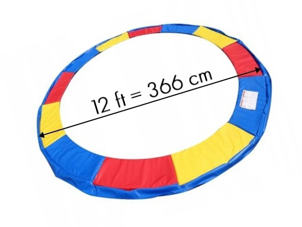 Spyruoklių uždangalas batutui 12FT 366-374 cm Flanšas spyruoklėms Spalvingas