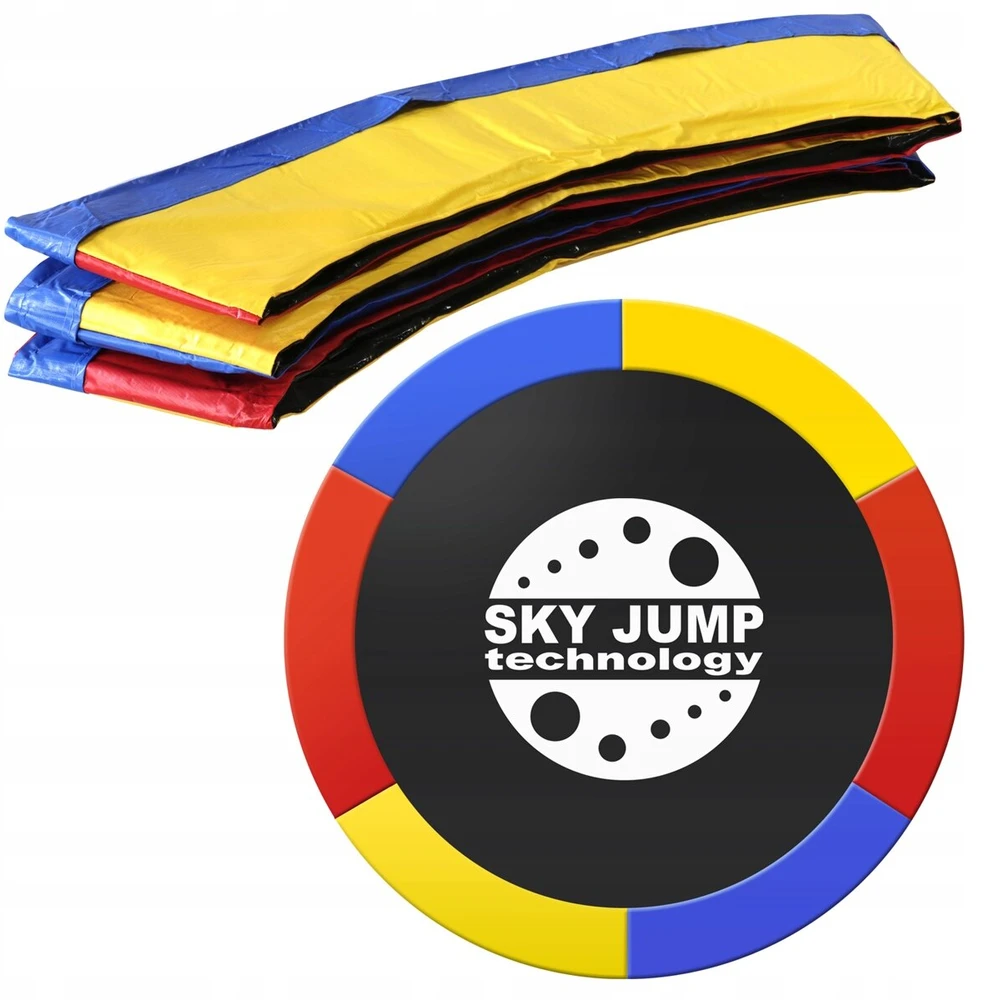 Spyruoklių uždangalas batutui 300-320 cm 10FT SPALVOTAS TVIRTAS ILGAAMŽIS APSAUGA