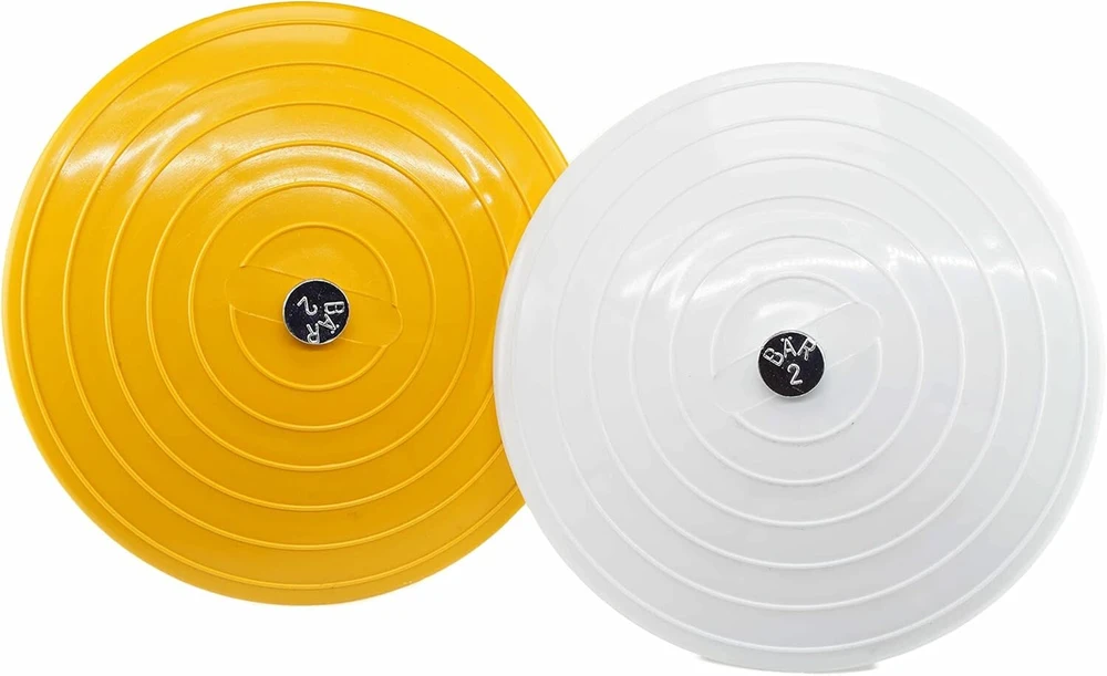 Sreflect 5 x žymėjimo vinys pagamintos vokietijoje su tvirtinimo vinimis, skirtos parkavimui, privažiavimui, statybų aikštelei arba kaip kelio ženklinimas (120 mm, geltonos)