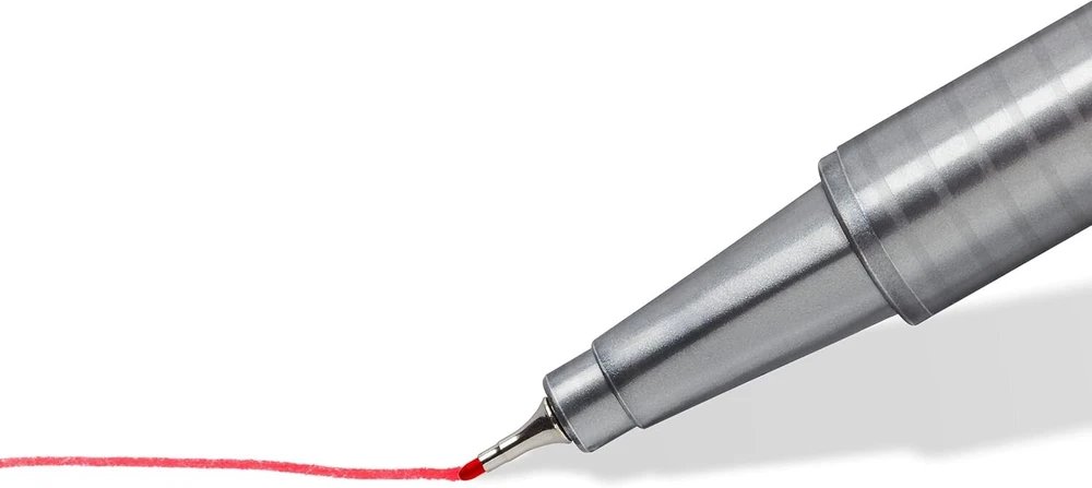 Staedtler Triplus Celebration Fineliner rinkinys, ergonomiškas trikampis korpusas, itin plonas 0,3 mm galiukas, ilgaamžiai, jubiliejinė akcija: 20 + 5 įvairių spalvų Fineliner tipo rašikliai, 334 C25 Ta