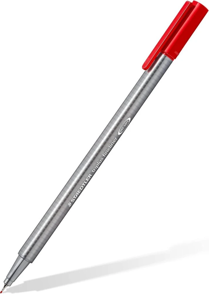 Staedtler Triplus Celebration Fineliner rinkinys, ergonomiškas trikampis korpusas, itin plonas 0,3 mm galiukas, ilgaamžiai, jubiliejinė akcija: 20 + 5 įvairių spalvų Fineliner tipo rašikliai, 334 C25 Ta