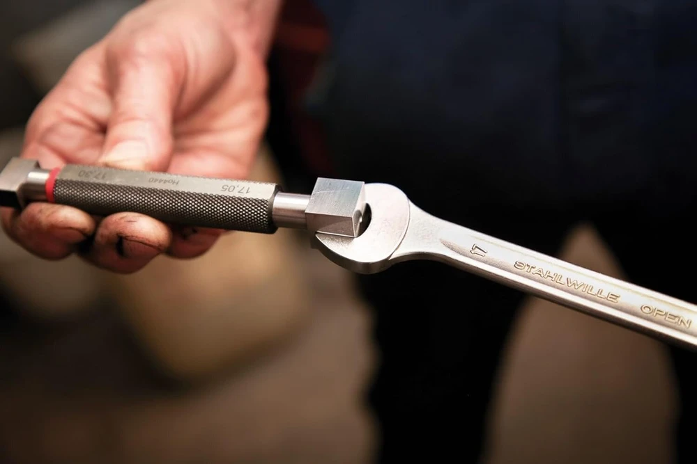 Stahlwille 13/10 Kt 1310kt kombinuotų raktų rinkinys iš 10 metrinių 8–19 mm, sidabrinis