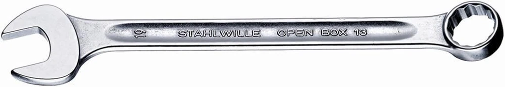 Stahlwille 13/10 Kt 1310kt kombinuotų raktų rinkinys iš 10 metrinių 8–19 mm, sidabrinis