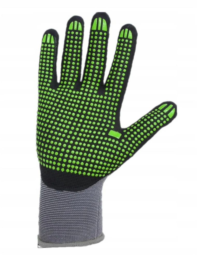Stalco Nitrile Flex Dots darbo pirštinės S-76317, dydis M (8), 12 porų