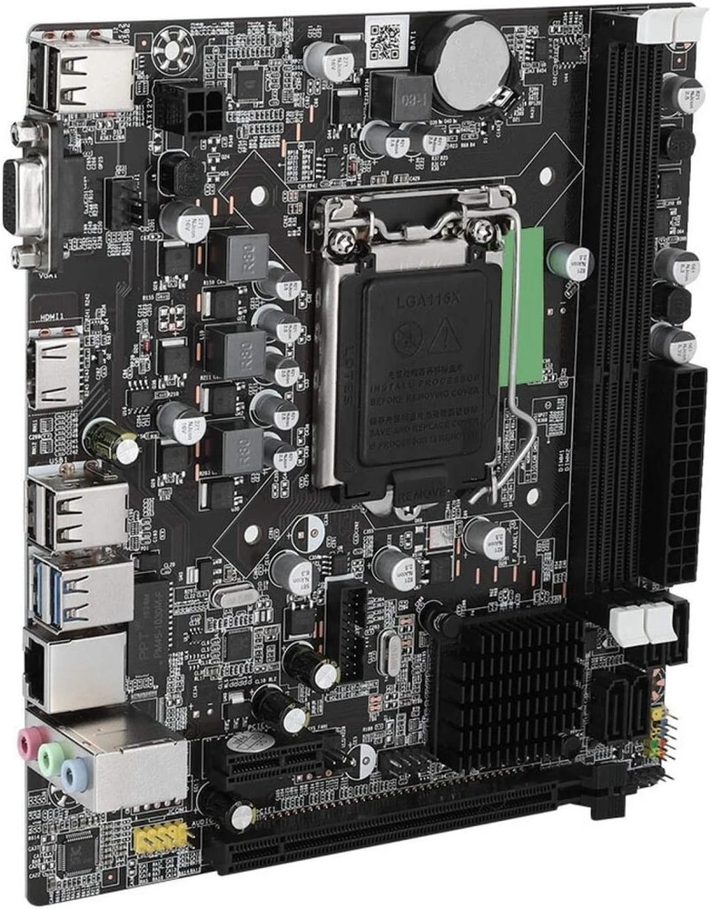 Vaizdo plokštė Stalinio kompiuterio pagrindinė plokštė, Lga 1155 Usb3.0 Sata Ddr3 Sata3.0 pagrindinė plokštė didelės spartos kietojo disko sąsaja branduolinė saugykla Hdmi Hd grafika, skirta B75 19x17x4cm / 7.5x6.7x1.6