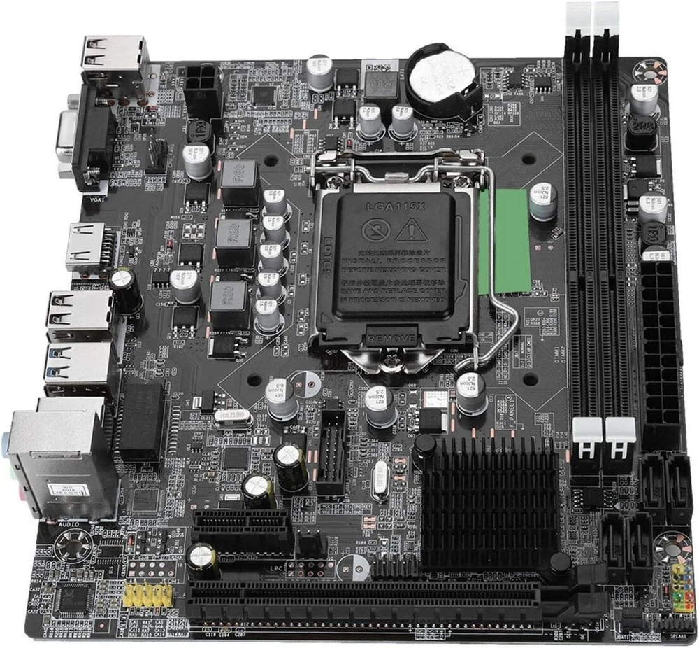 Vaizdo plokštė Stalinio kompiuterio pagrindinė plokštė, Lga 1155 Usb3.0 Sata Ddr3 Sata3.0 pagrindinė plokštė didelės spartos kietojo disko sąsaja branduolinė saugykla Hdmi Hd grafika, skirta B75 19x17x4cm / 7.5x6.7x1.6
