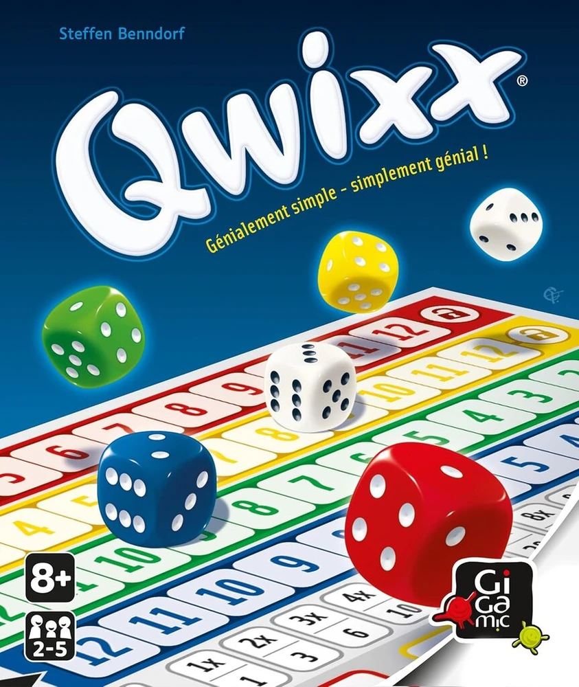 Stalo žaidimas Qwixx Jnqx