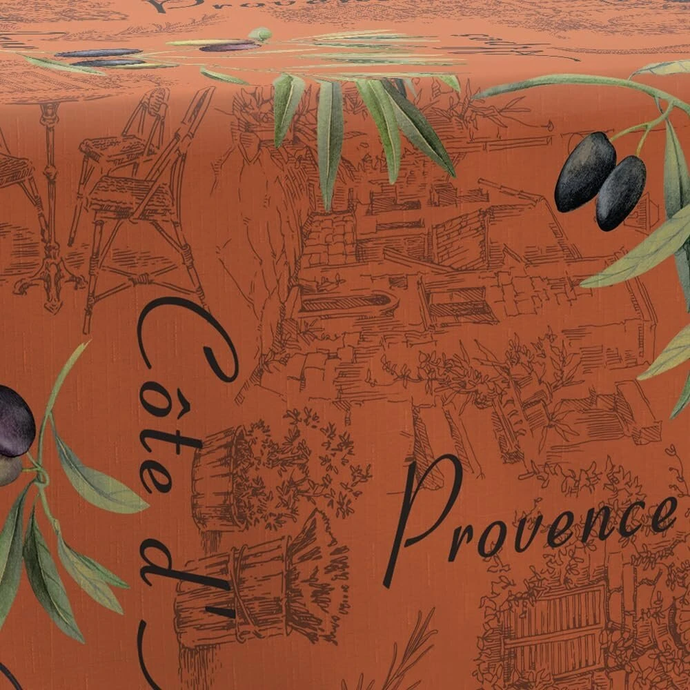 Staltiesė Jules Provence Tomette 150x300 cm atspari dėmėms