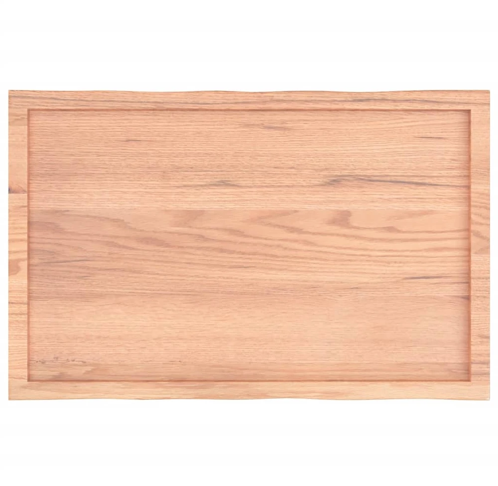 Stalviršis, šviesiai rudas, 100x60x(2-6) cm, medienos masyvas