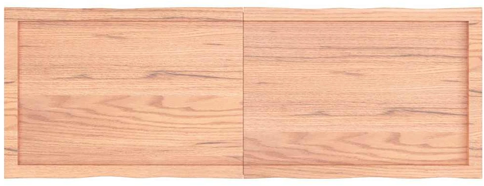Stalviršis, šviesiai rudas, 140x50x(2-4) cm, medienos masyvas