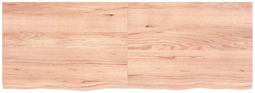Stalviršis, šviesiai rudas, 140x50x(2-4) cm, medienos masyvas