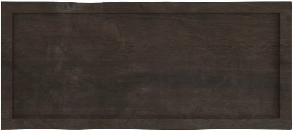 Stalviršis, tamsiai ruda, 100x40x(2-6) cm, medienos masyvas