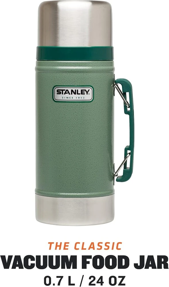 Stanley Classic maisto termosas, 0.72 litro, žalias