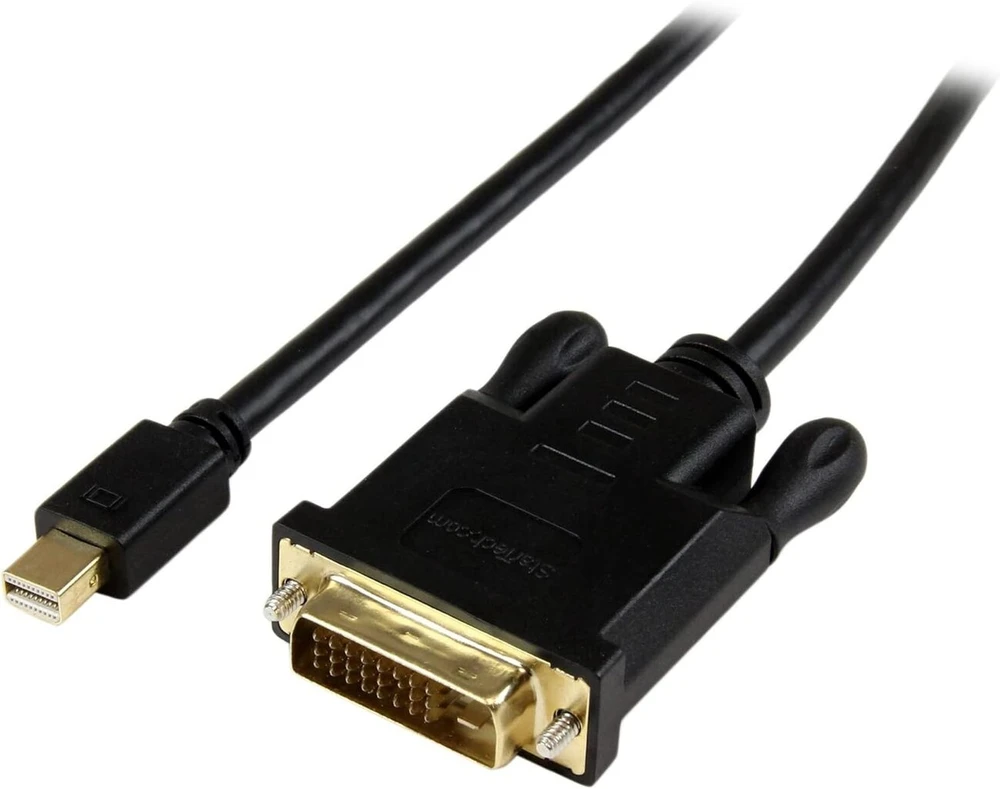 Startech 6 pėdų Mdp2dvimm6bs 6 pėdų mini displayport į dvi aktyvus adapterio konverterio kabelis, skirtas mažmeninei prekybai