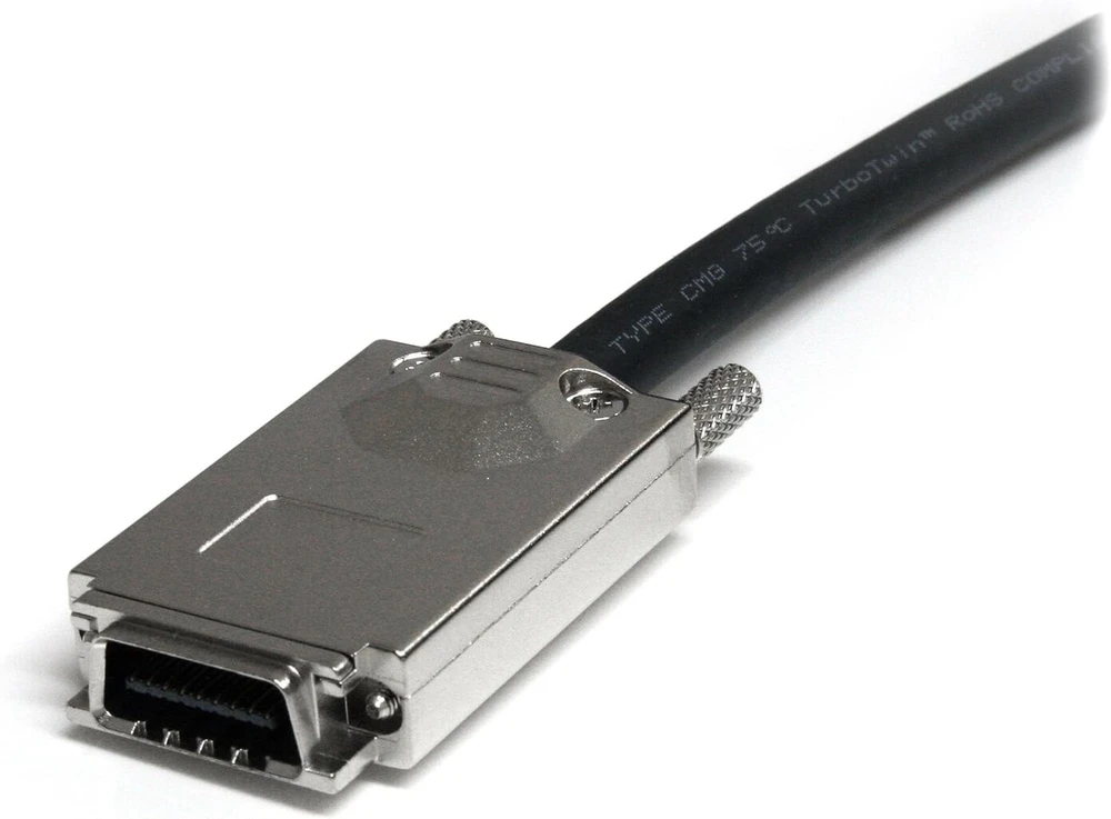Startech.com Infiniband 2m Sff-8470 Scsi Sas į Sff8470 Serial Attached Scsi Sas kabelis
