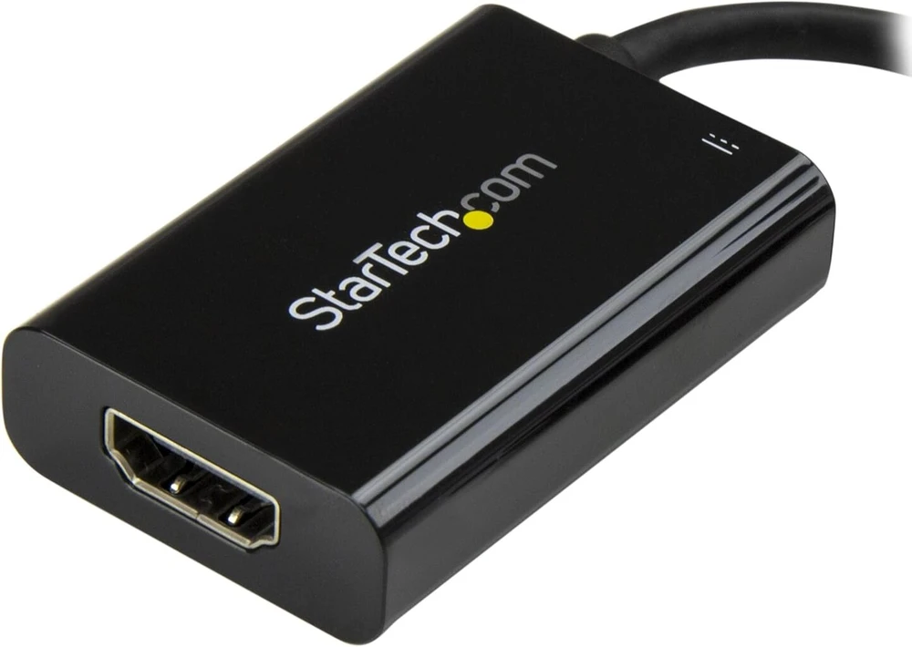 Startech.com usb-c į hdmi adapteris su usb maitinimo šaltiniu - usb type c į hdmi keitiklis kompiuteriams su usb c - 4k 60hz