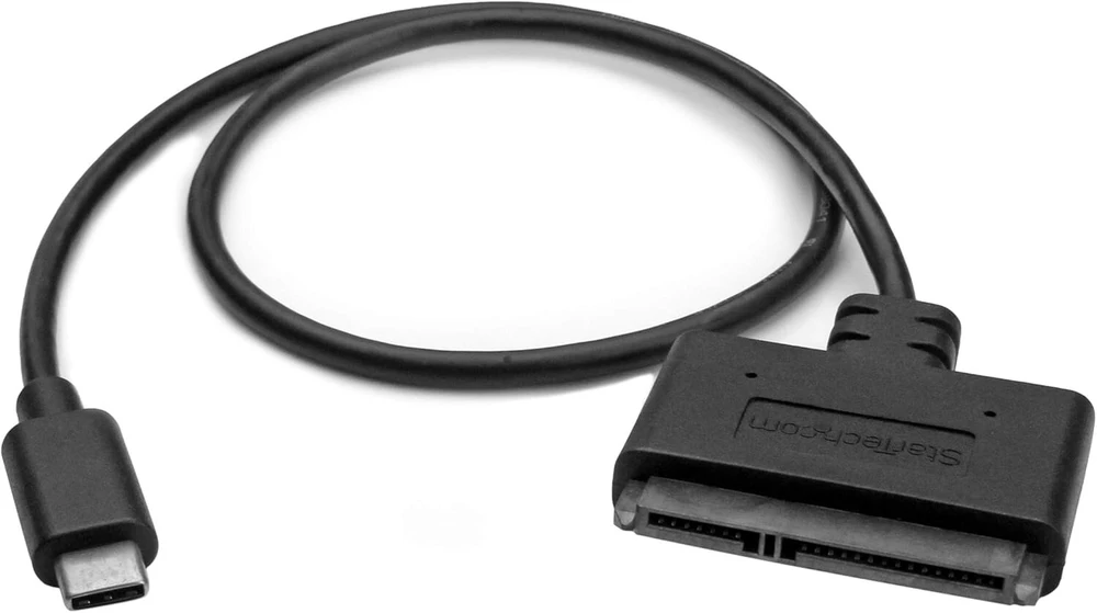 Startech.com Usb C į Sata adapterio kabelis 2.5 colio Ssd/hdd diskams - Usb 3.1 (10 Gbit/s) - suderinamas su Thunderbolt 3 - Sata I/ii/iii (usb31csat3cb)