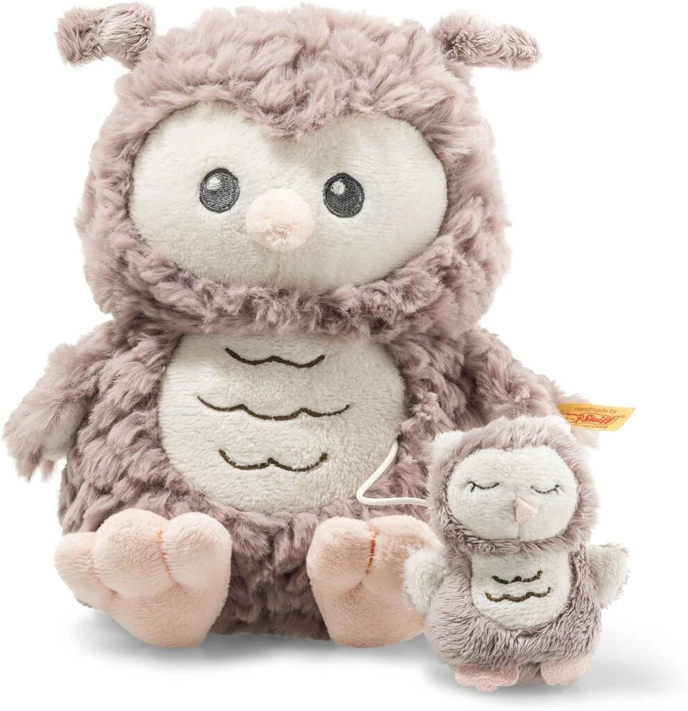 Steiff 241840 Ollie Owl muzikinis žaislas, 21 cm, rudas