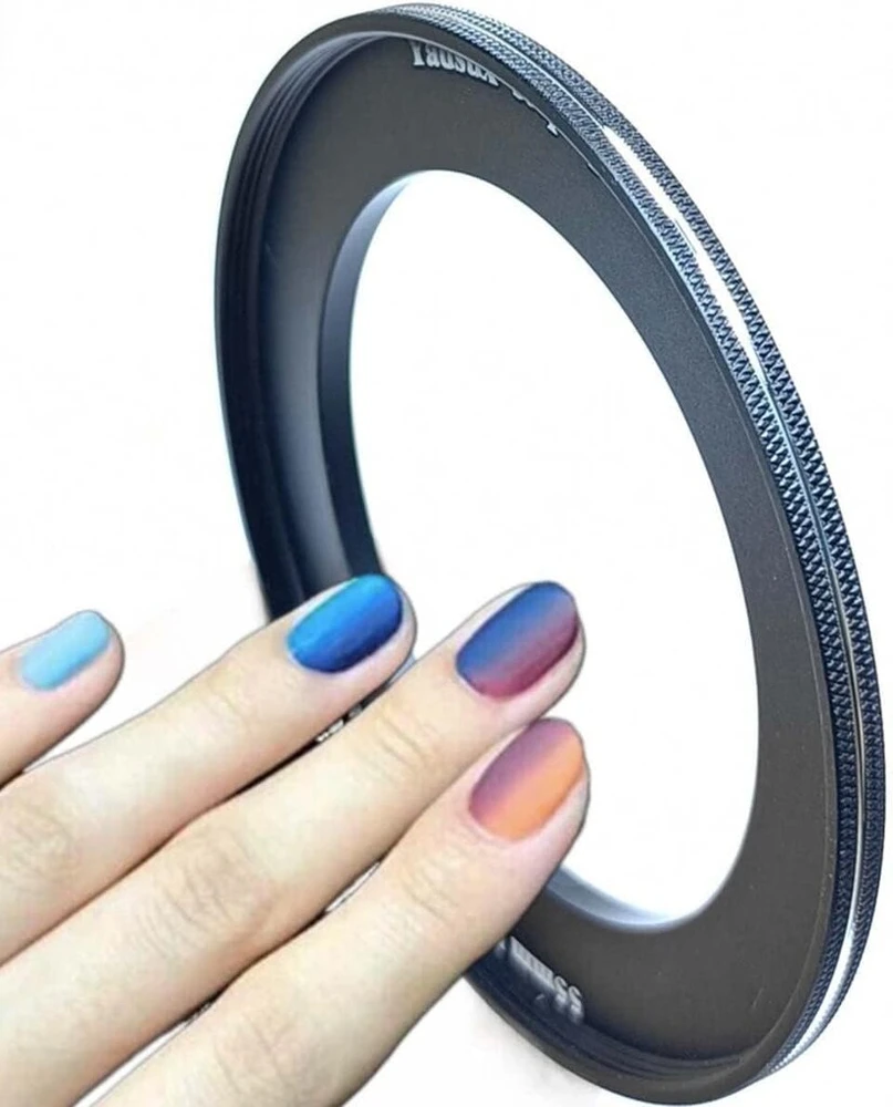 Step Up žiedas 49 72, filtro adapteris 49–72 mm, adapterio žiedas 49 72, fotoaparato objektyvo filtro Step Up žiedas 49–72