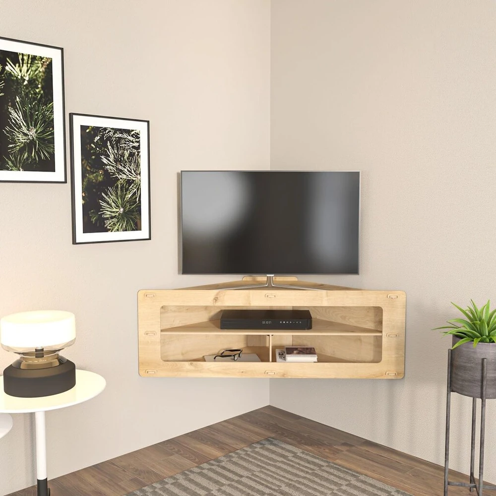 TV staliukas Stilinga ąžuolinė Tv spintelė Hanah Home, 120 cm
