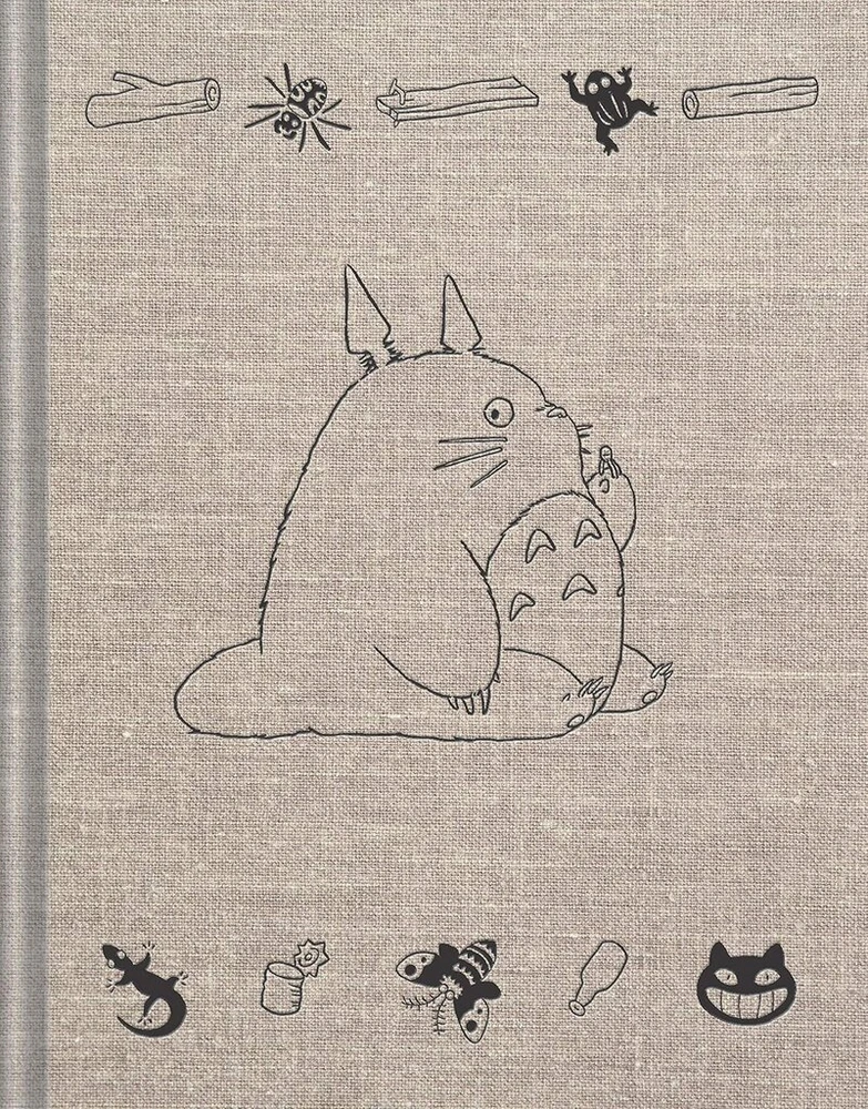 Studio Ghibli My Neighbor Totoro eskizų knygelė