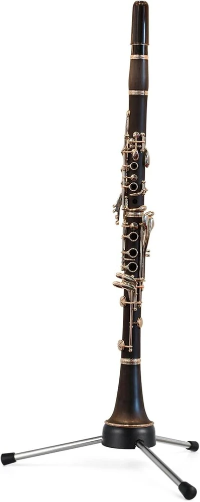 Sulankstomas trikojis stovas pučiamiesiems instrumentams (klarnetui, fleitai, obojui, trimitei)