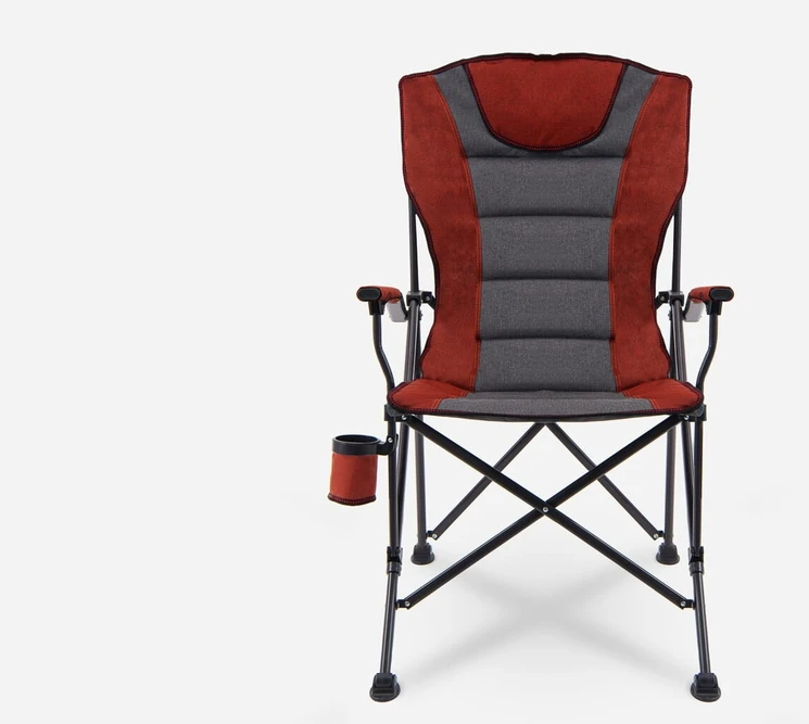 Sulankstomas turistinis krėslas su xxl atlošu
