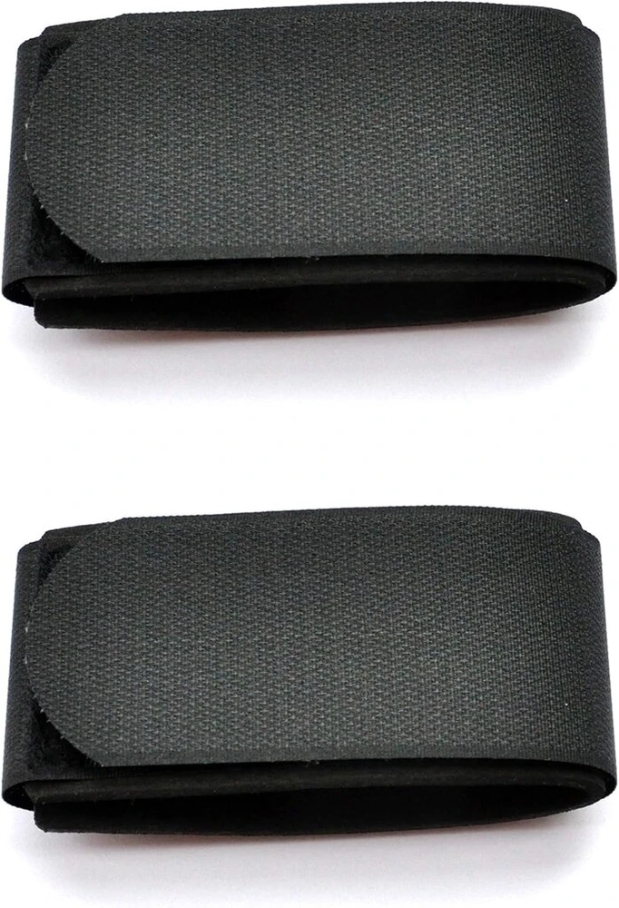 Sunmondo 2 x slidinėjimo juostos – slidinėjimo velcro lipdukai – slidinėjimo jungtys slidėms apsaugoti, kad galėtumėte surišti slides kartu, aukščiausios kokybės (juodos)