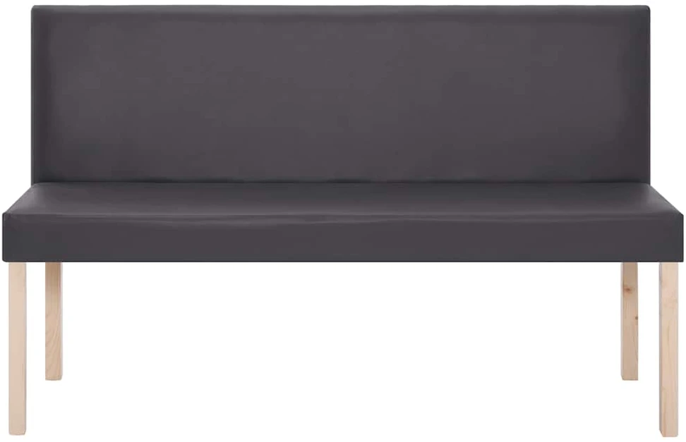 Suoliukas, pilkas, 139,5cm, dirbtinė oda