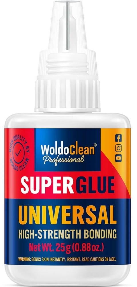 Super klijai Extra Strong Universal 25 g - atsparūs vandeniui, karščiui ir su adata, apsaugančia nuo išdžiūvimo po naudojimo