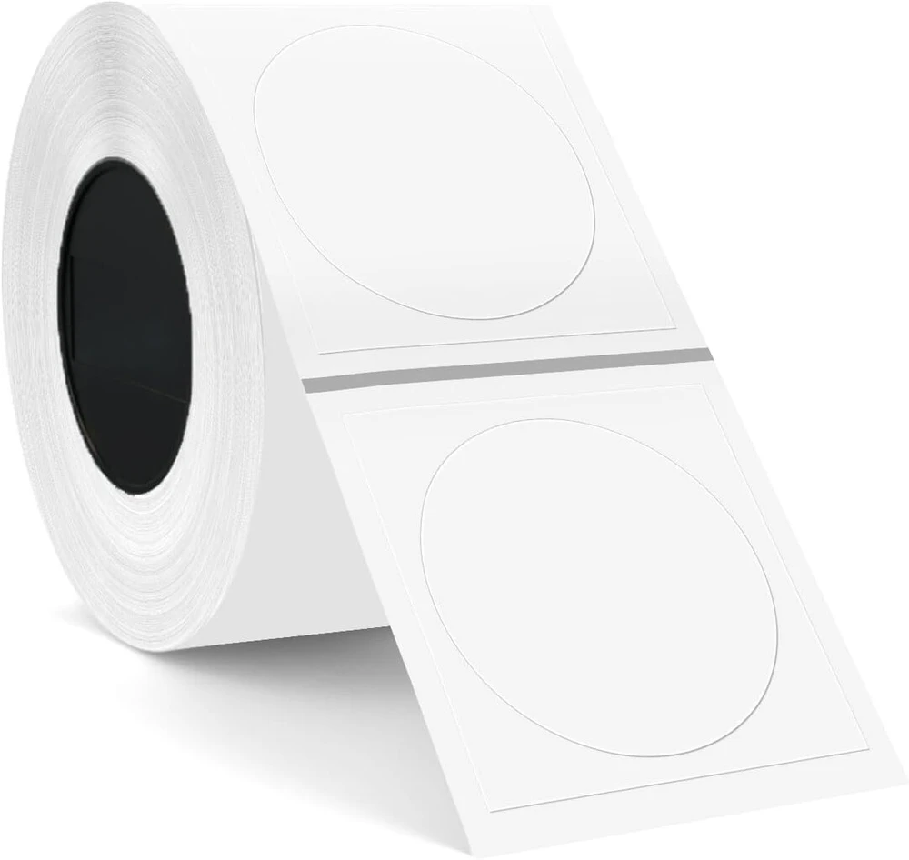 Supvan Lipnios etiketės T50m spausdintuvams (φ 50mm), 140 vnt. rulone
