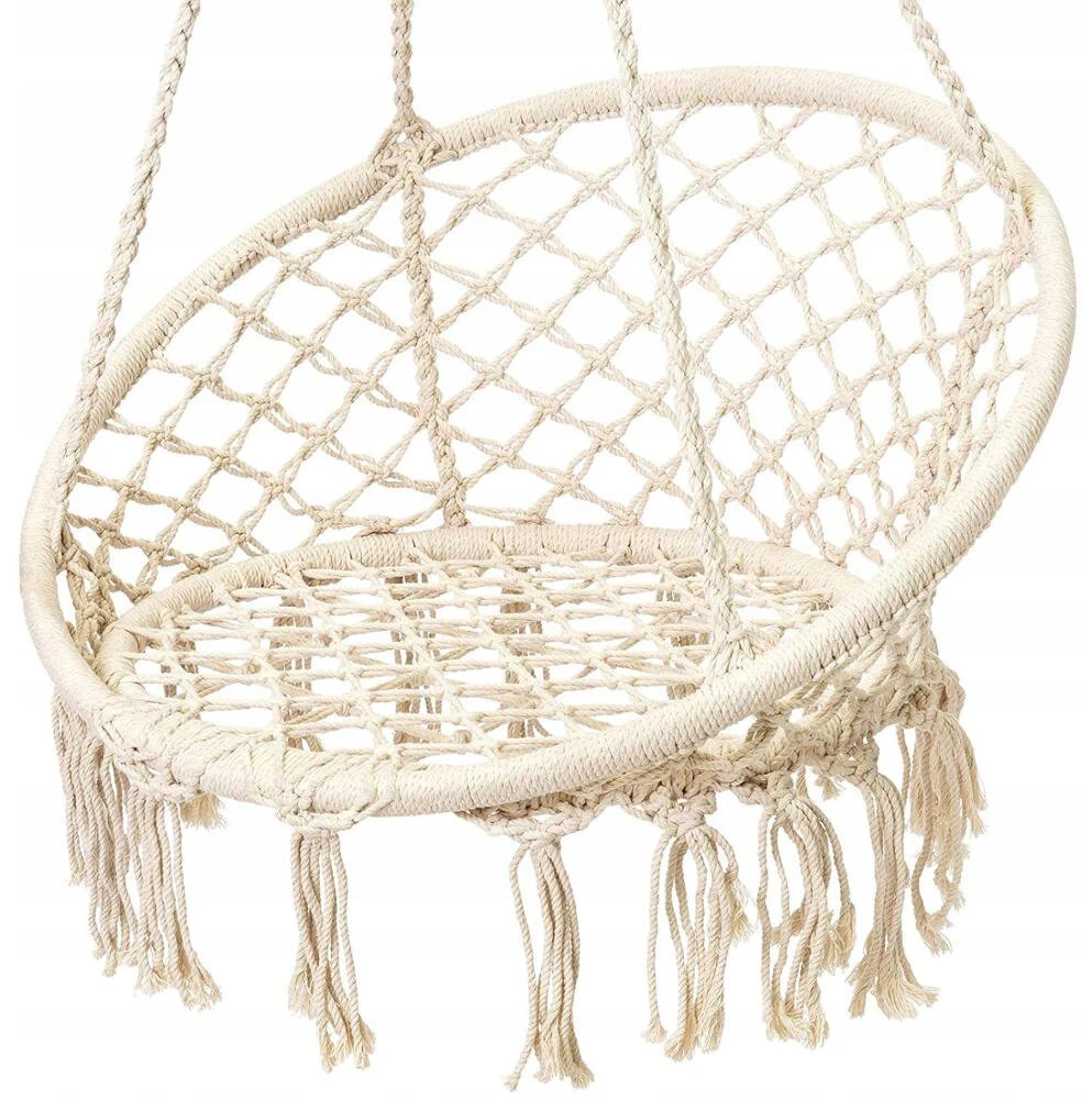 Sūpynės Boho stiliaus pakabinamas krėslas sodui