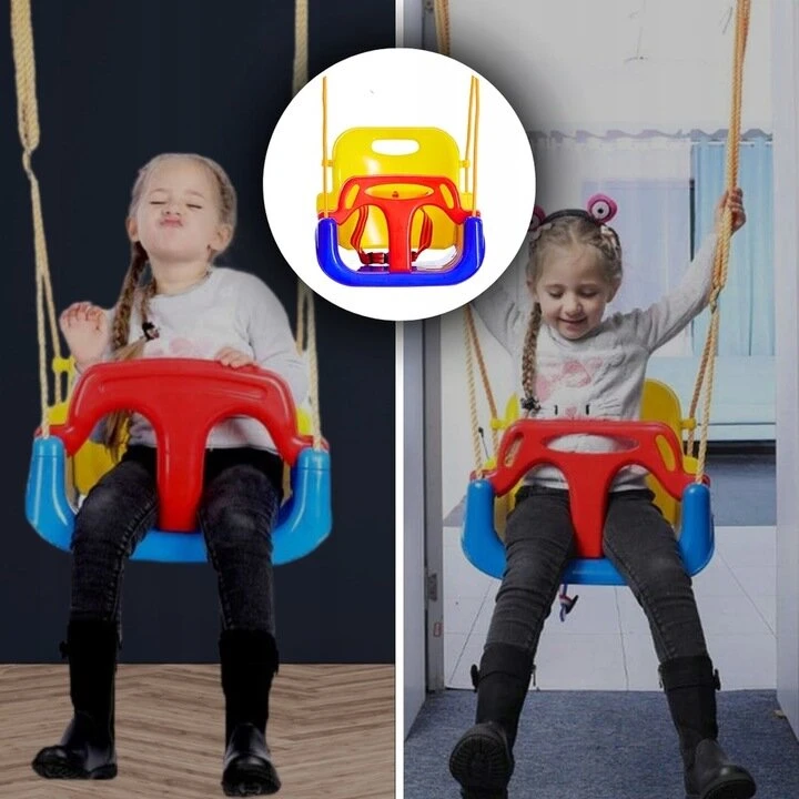 Sūpynės vaikams sodui ar namams, tvirtos ant virvių, 30 kg dovana