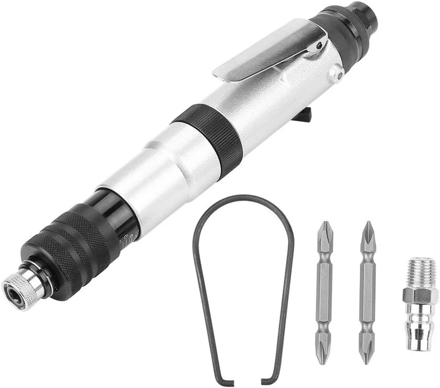 Suspausto oro atsuktuvas 1/4 colio 1000 Rpm reversinis pneumatinis mini atsuktuvas Kp-834c griebtuvo remonto įrankių rinkinys