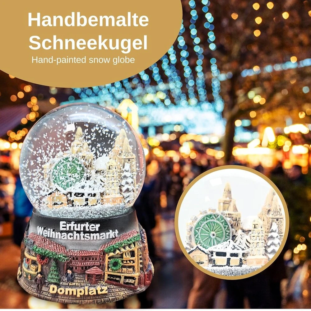 Suvenyrinis Sniego gaublys Germany christmas Market Hamburg 65mm