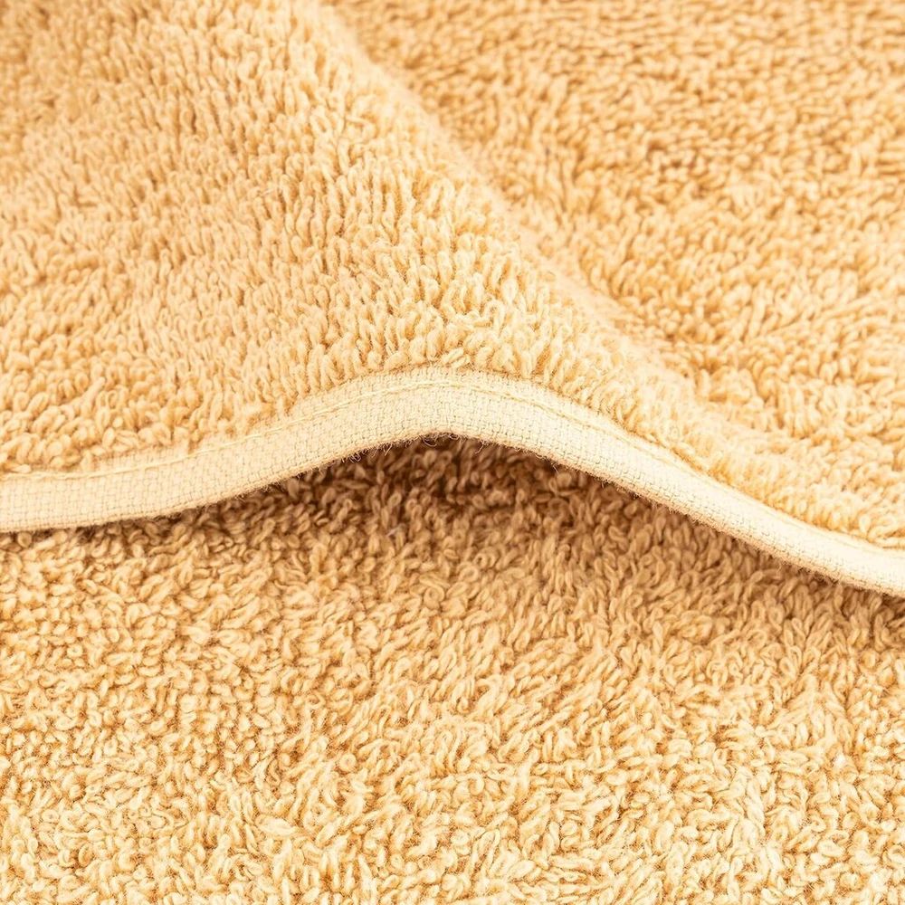 Rankšluostis Sweet Home Pantone™ rankšluosčių komplektas 1+1, susidedantis iš rankšluosčių svečiams 40 x 50 cm + veido rankšluosčio 50 x 100 cm, Oeko Tex sertifikuotas, smėlio spalvos